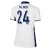 Maillot de foot Angleterre Cole Palmer #24 Domicile vêtements Femmes Europe 2024 Manches Courtes